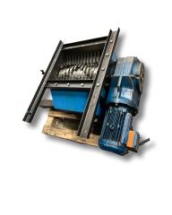 National Conveyors Company Single Roll Machine Tool Shredder with PLC Control Panel 5HP Motor