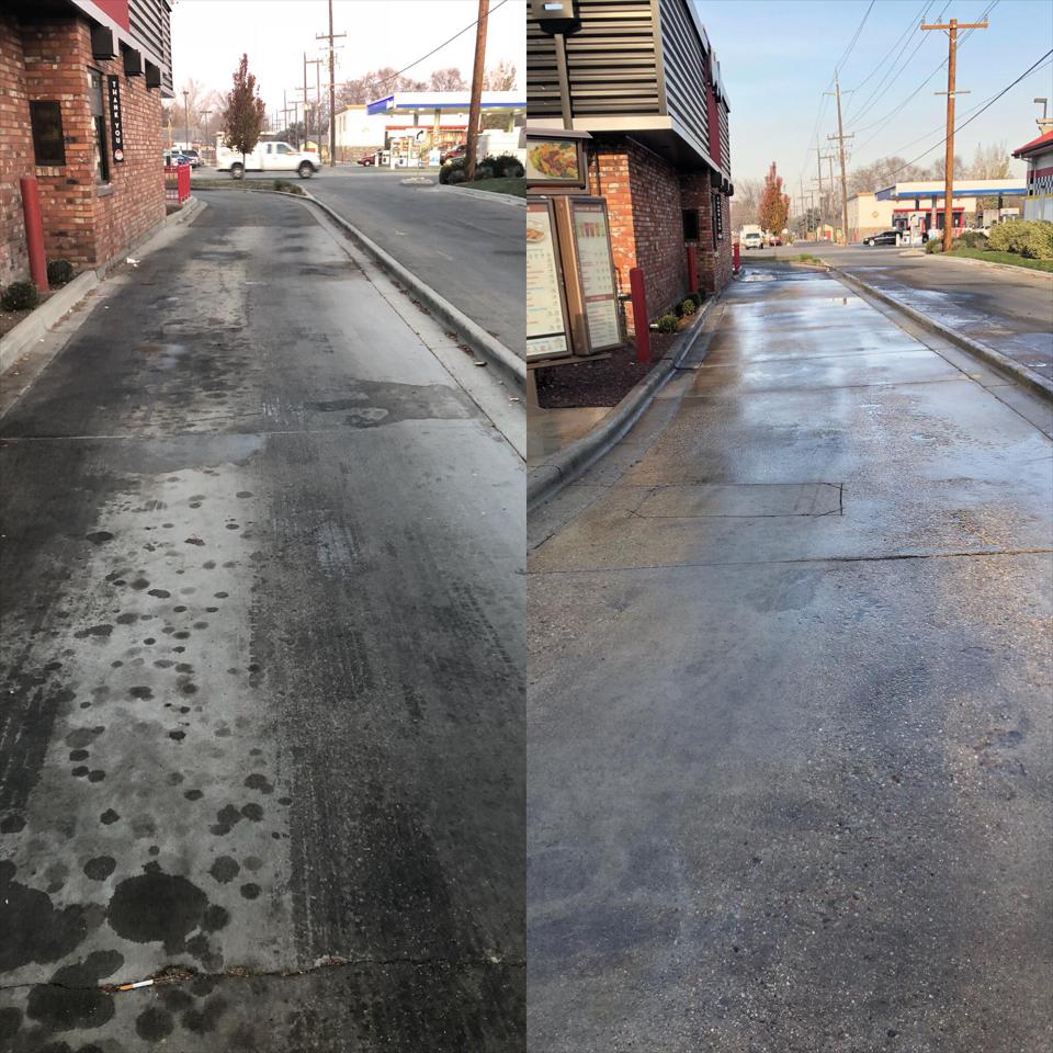 Restaurant and Drive Thru Pressure Washing Services