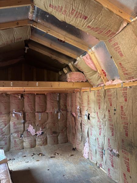 12x24 Corner Porch Lofted Cabin - Repo!