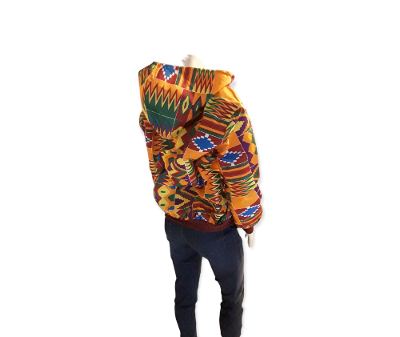 Unisex African Print Bomber Jacket