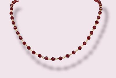 Fashion Statement 3-4mm Beads Necklace.