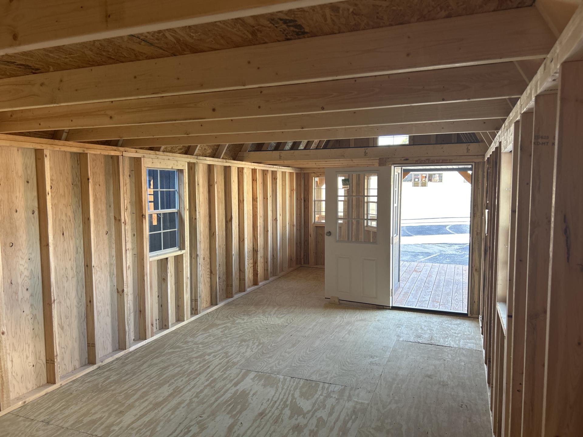 12x32 WRAPAROUND LOFTED BARN CABIN