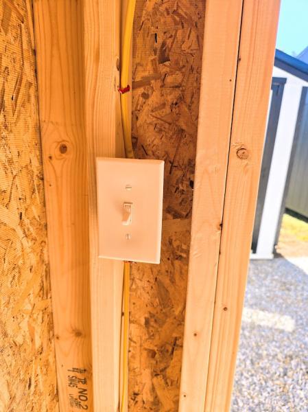 8x10 SHED W/ELECTRICAL. - $3,454 OR $137/MO - NO CREDIT CHECK - EVERYONE APPROVED - FREE DELIVERY (50-MILES)