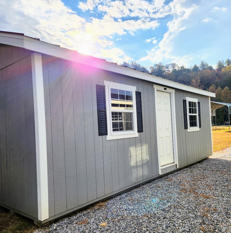 10% or $1,545 OFF - 12x24 Presidential Cottage with Insulated Walls, Floor, Ceiling, Doors & Windows - 100 amp Electrical Pkg - Finished Walls - Laminate Floors & AC!!