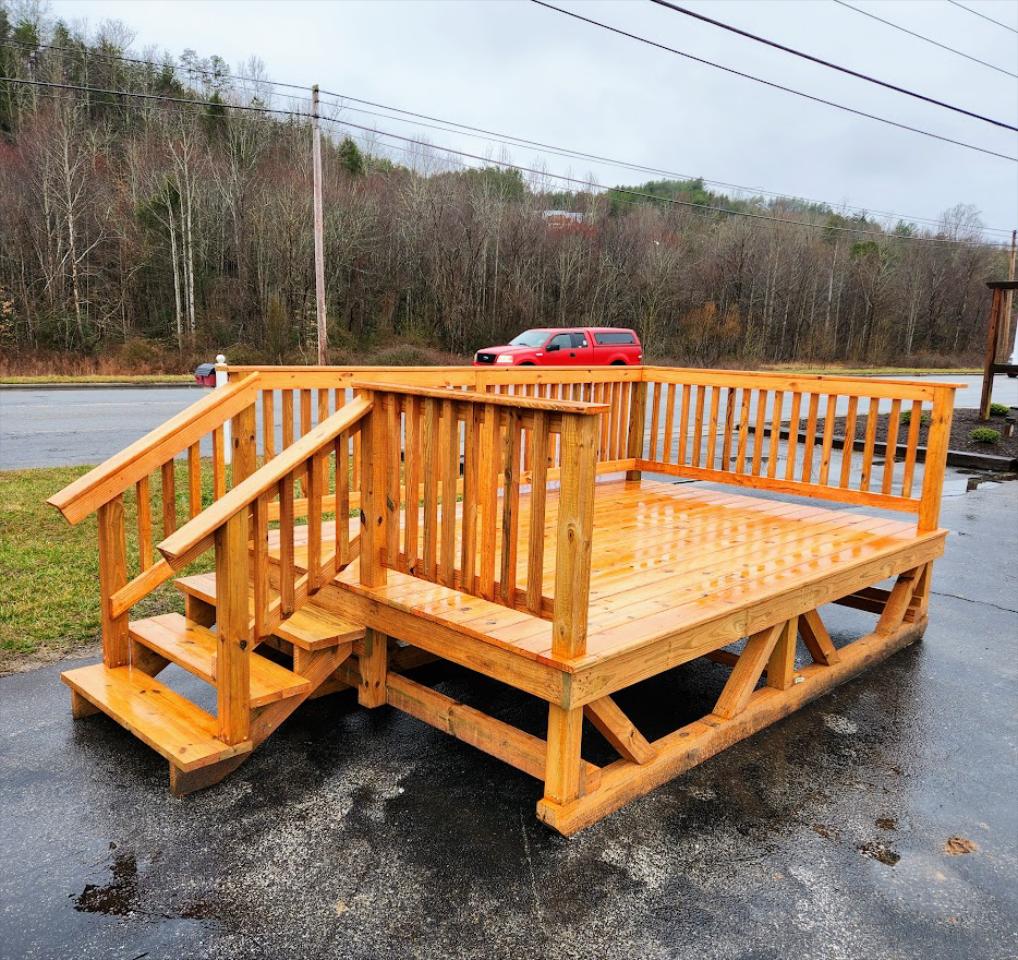 8x12 Pre-Built Deck with Steps