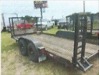 2002 Cronkite 80" x 16' Trailer - Lot # R1117