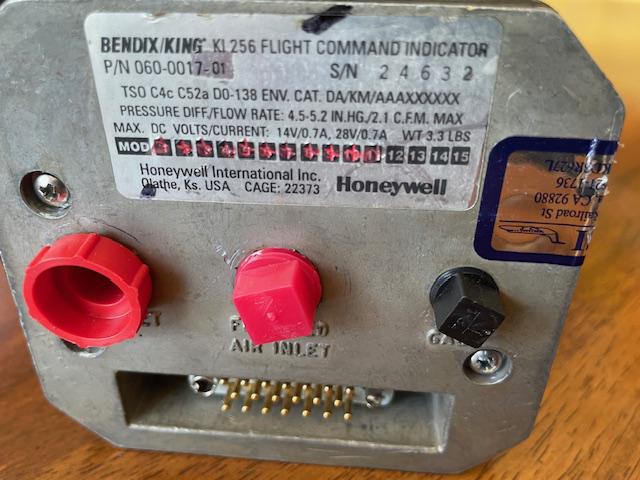 King Bendix KI256 Attitude Indicator With Flight Director. Form 8130, Used.