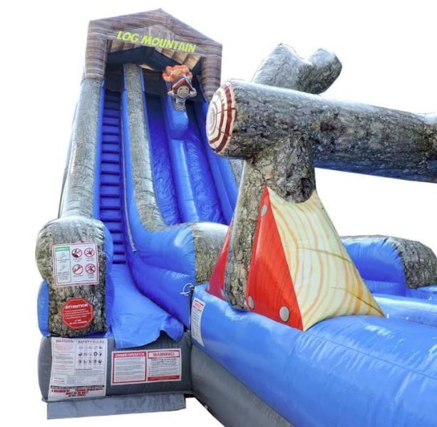 22' Mountain Dual Lane Water Slide