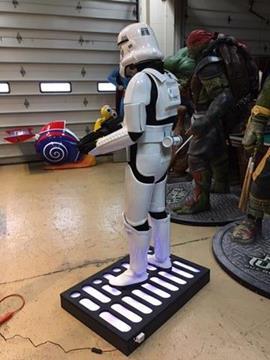 Life Size Star Wars Stormtrooper with Blaster Full Size