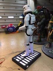 Life Size Star Wars Stormtrooper with Blaster Full Size