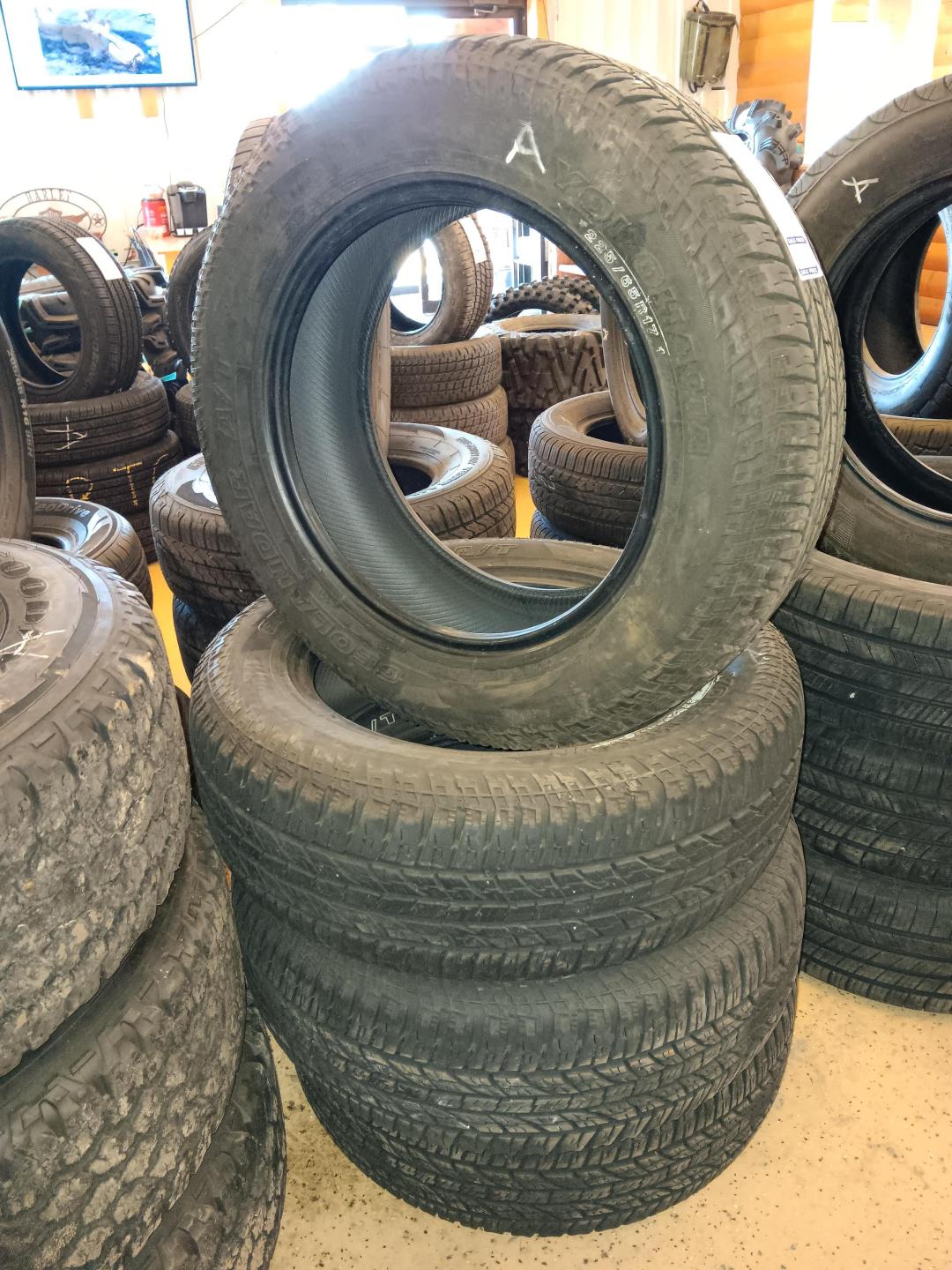 225/65R17 Yokohama Geolandar A/T Tires Set of 4