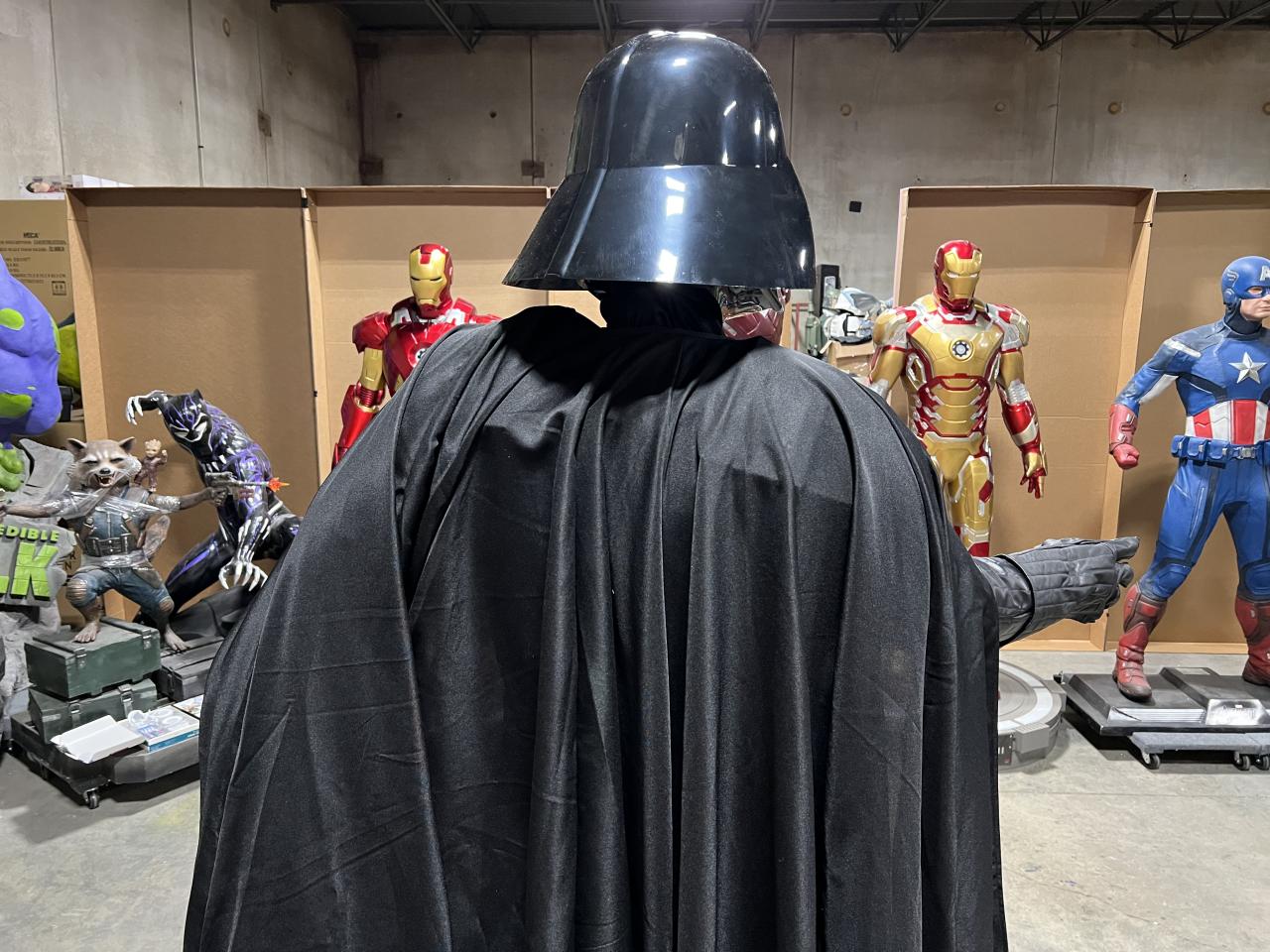Life Size Star Wars Darth Vader with Lightsaber