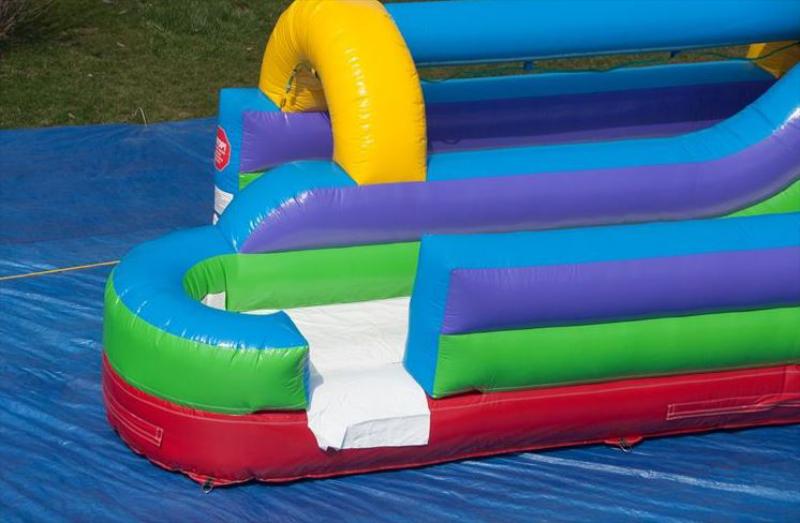 water filled slip and slide