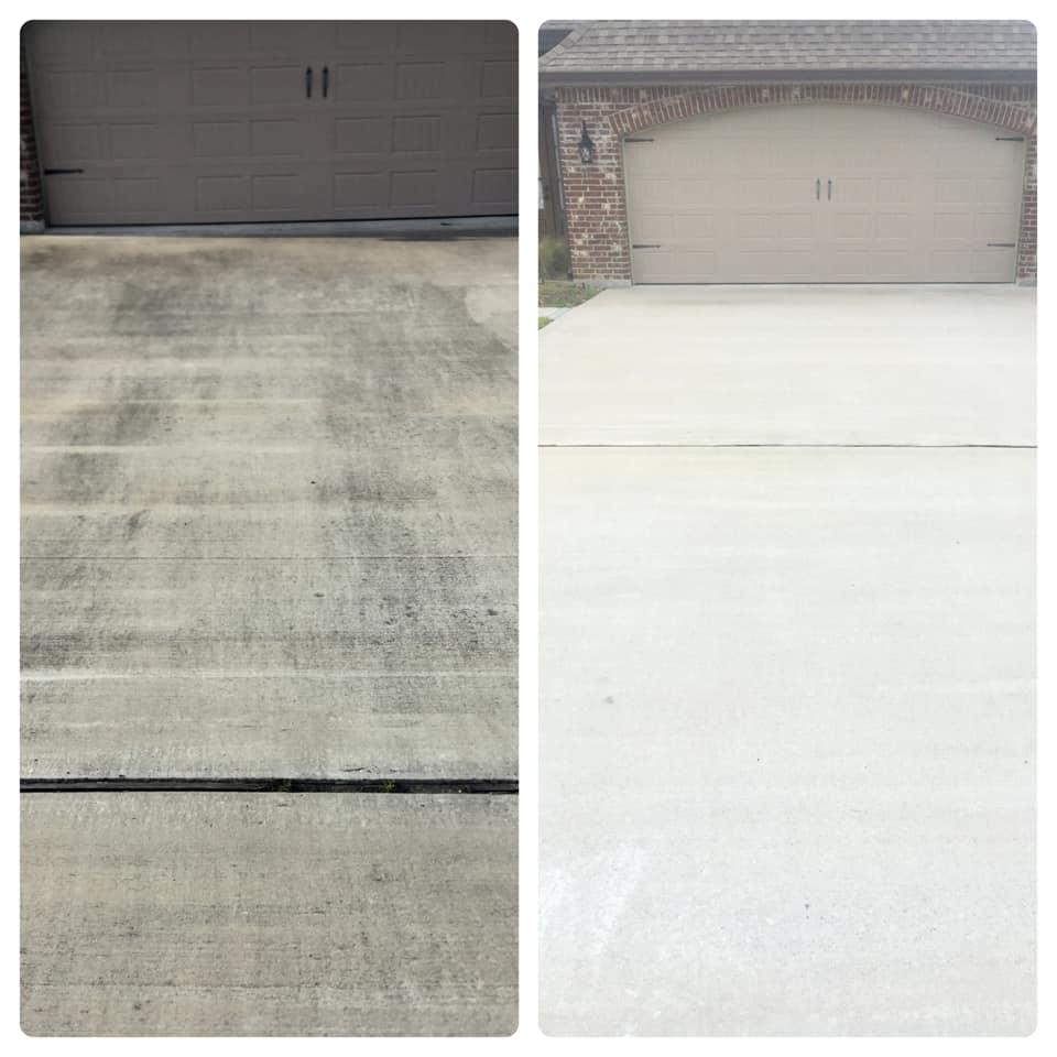 Concrete Driveway, Walkway, Parking Lot &amp; Garage Cleaning