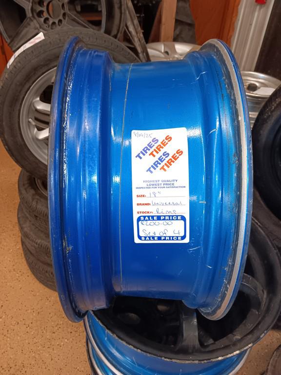 18" Universal 5 Lug Rims Set of 4