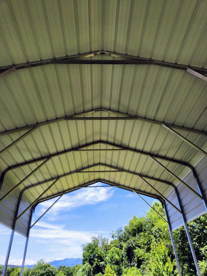 $821 OFF - ONLY $3,743! 18x30x12 RV COVER- 3FT SIDE PANELS - NO CREDIT CHECK