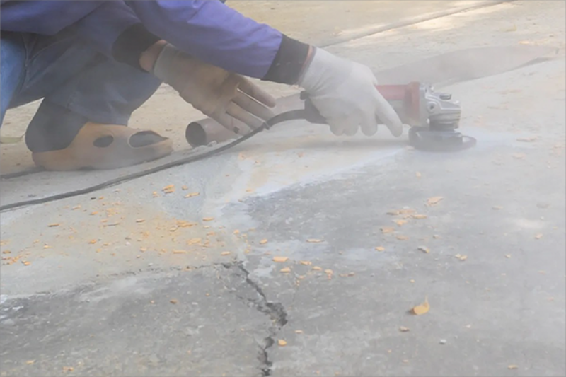 Concrete Driveway Crack Repair &amp; Caulking in Southeast Michigan