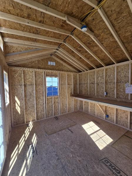 12X12 BLDG W/ELECTRICAL - TALL WALL & DORMER  $7,784 - $308/MO - NO CREDIT CHECK - EVERYONE APPROVED - FREE DELIVERY & BLOCKS (50mi)