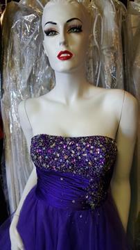 NEW LET'S FASHION LILAC TULLE HOMECOMING DRESS