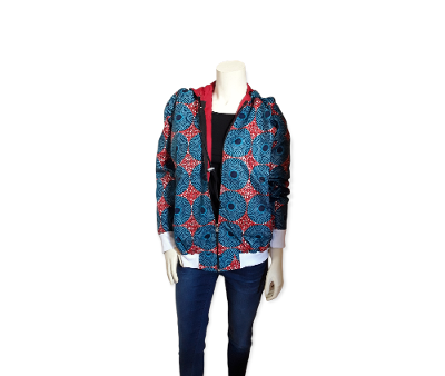 Unisex African Print Bomber Jacket