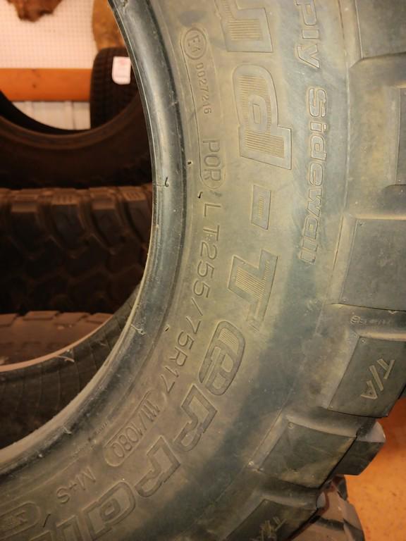 LT255/75R17 BFGoodrich Mud-Terrain T/A KM2 Tires Set of 4