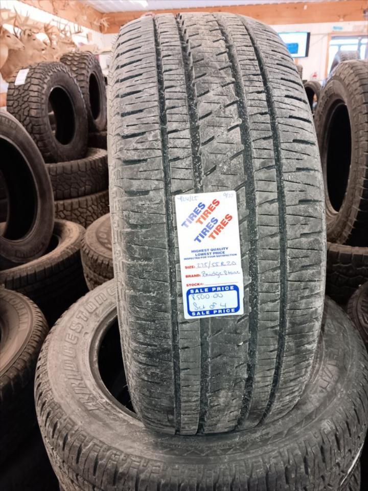 275/55R20 Bridgestone Dueler H/L Tires Set of 4