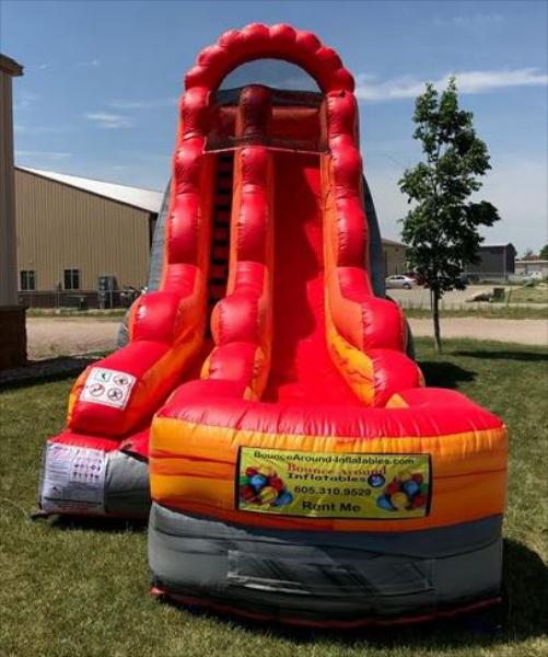 18' Fire Slide (Wet/Dry)