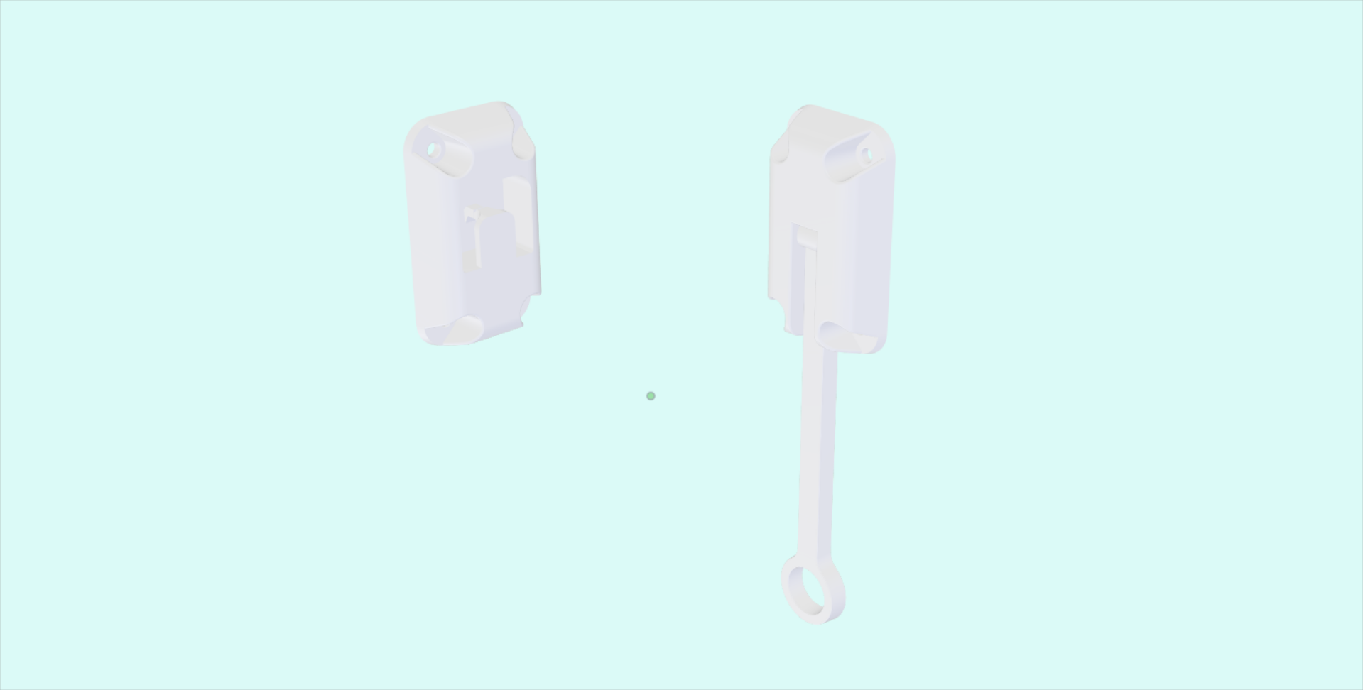 Ring Latch 5" White