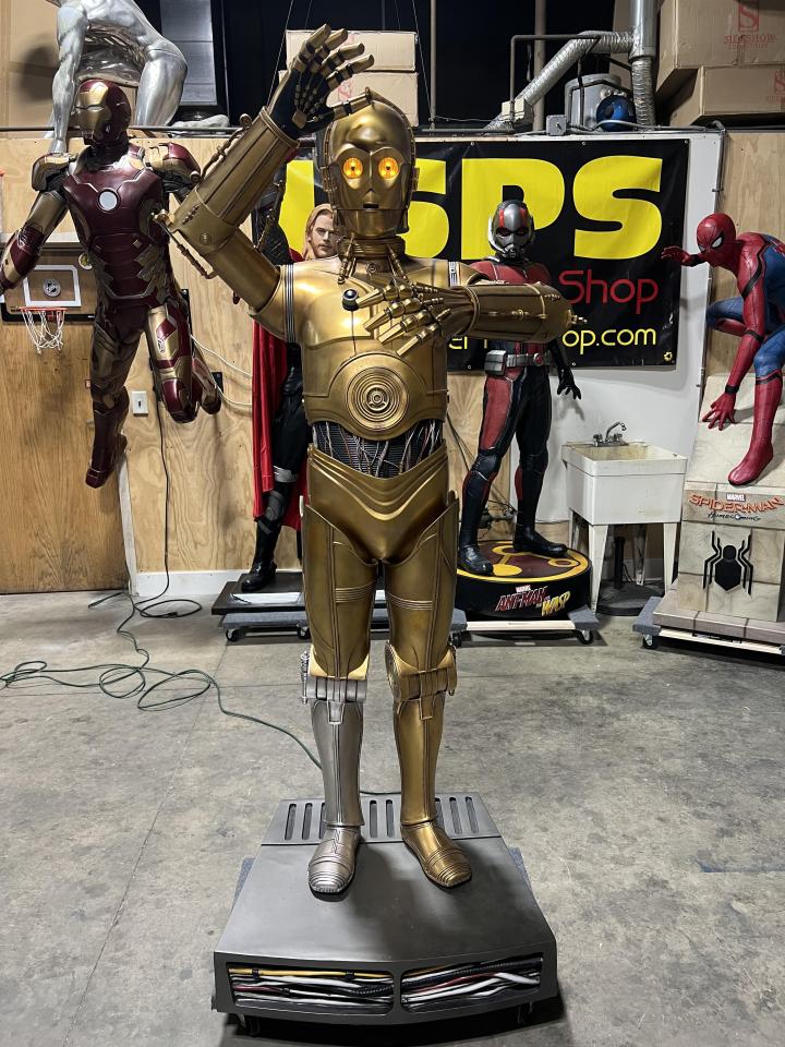 Life size Star Wars Sideshow C3P0 Version 2