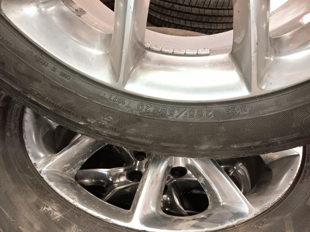265/50R20 Goodyear Fortera Tires Set of 4