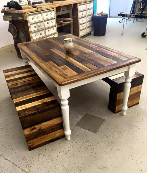 Farmhouse Table & Bench