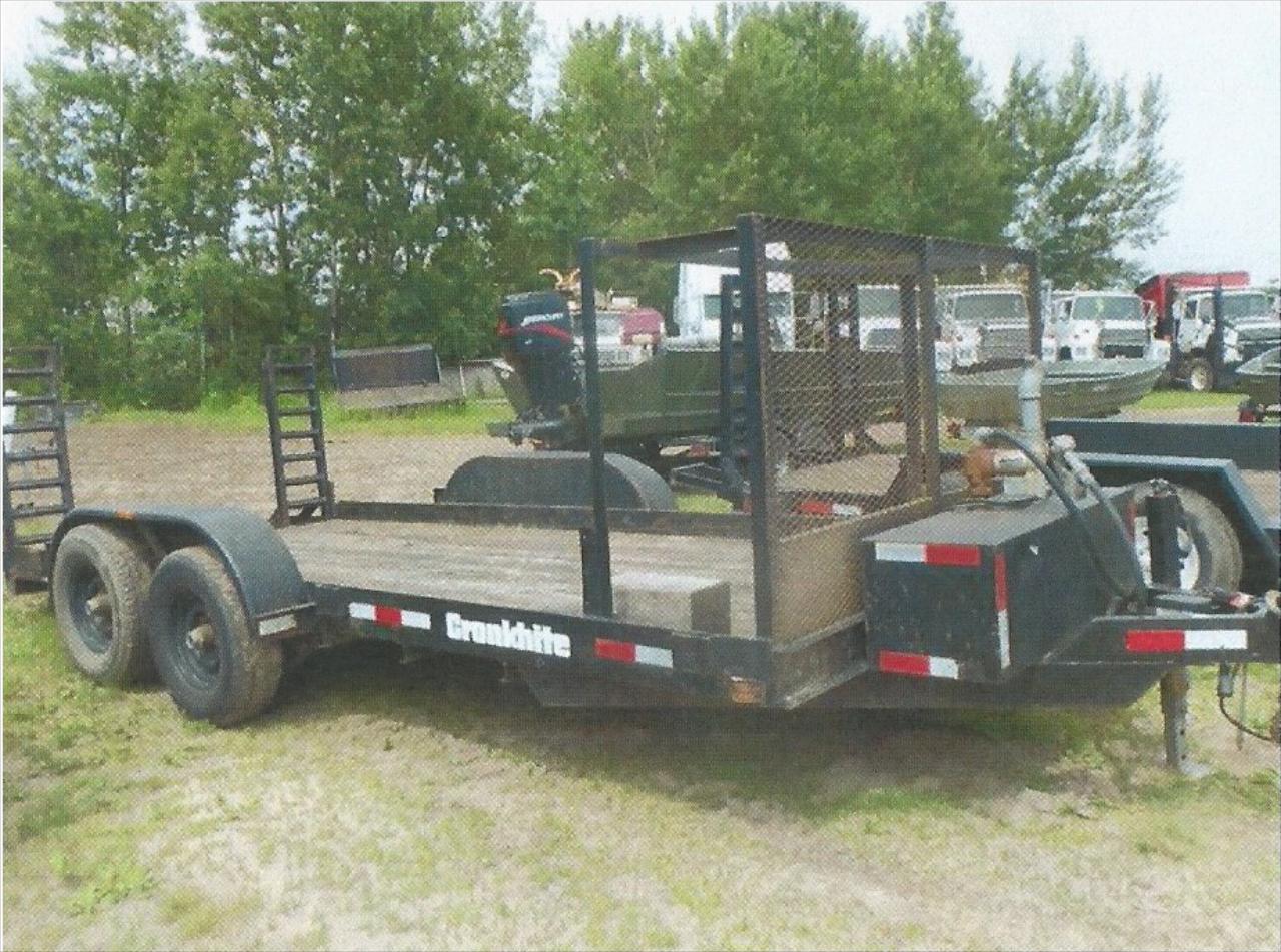 2002 Cronkite 80" x 16' Trailer - Lot # R1117