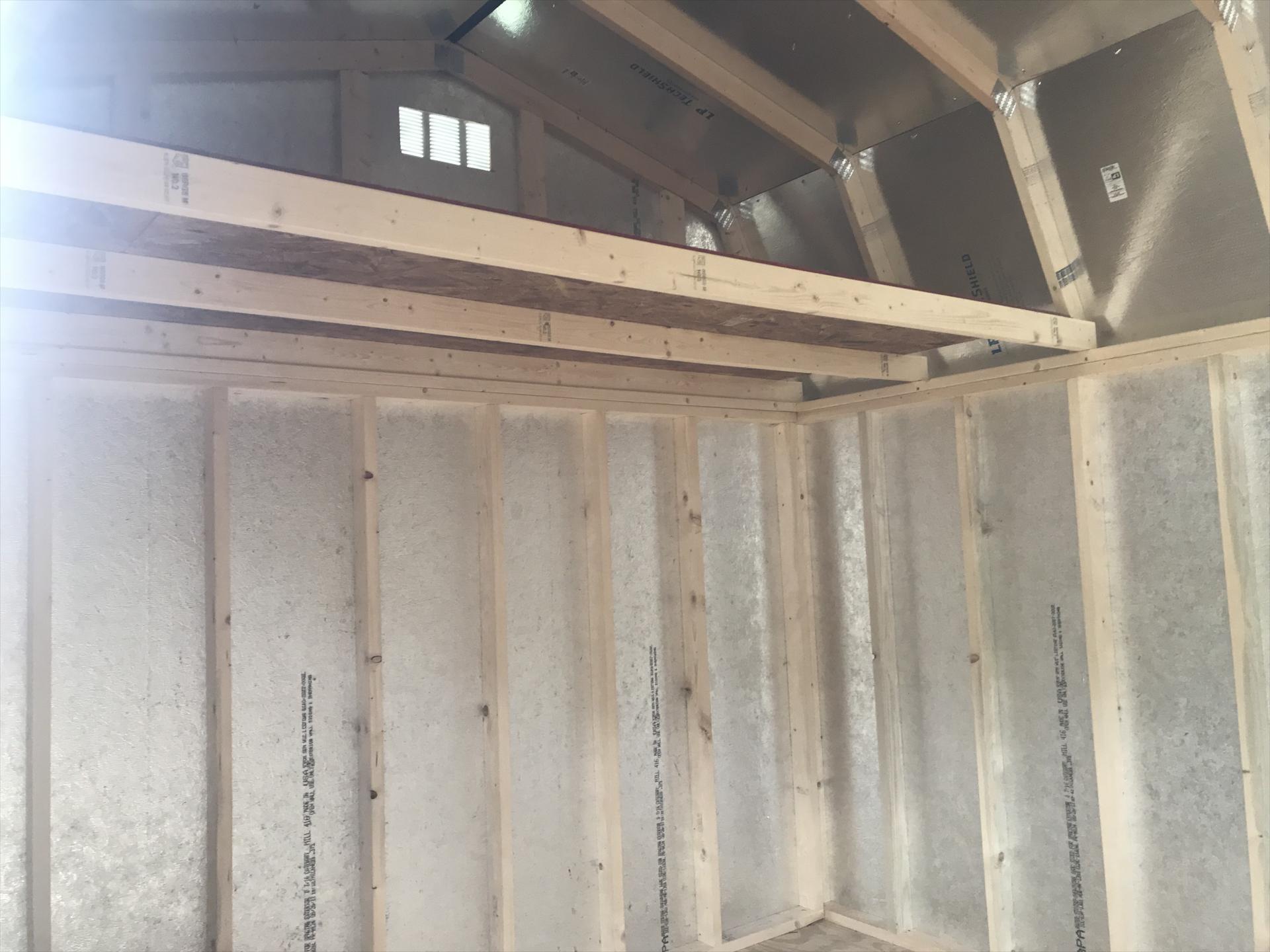 Painted 10x16 Lofted barn