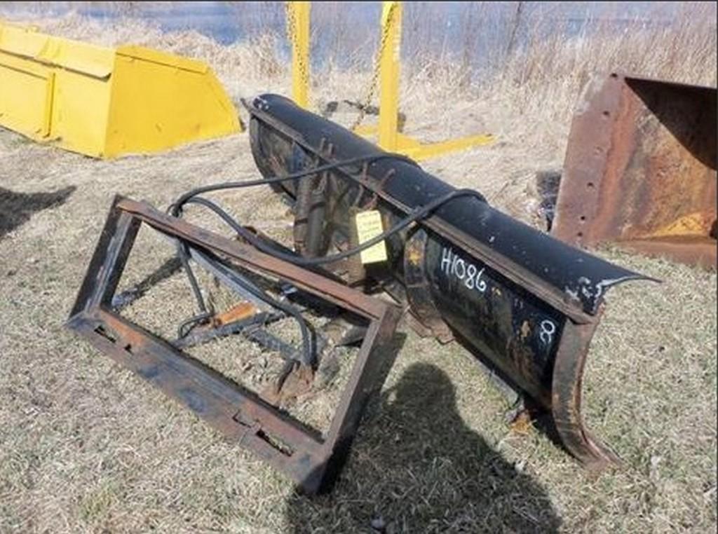 8' Hydro Turn Plow - Lot # H1086