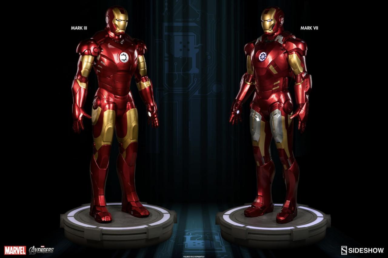 Sideshow Ironman Mark VII with LED Lights