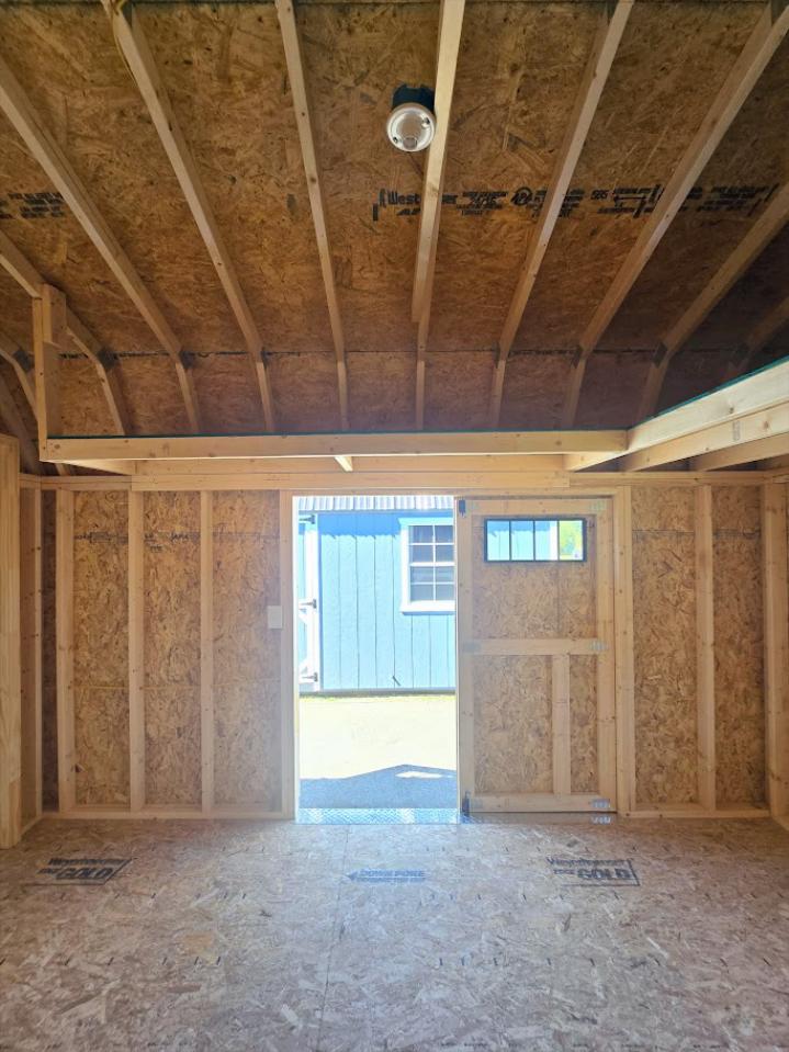 $1,013 off! -10x24 BARN W/DIVIDER WALL/100 AMP ELECT./WORKBENCH & MORE - $9,118 OR $360DOWN & $360/MO - FREE DELIVERY & BLOCKS