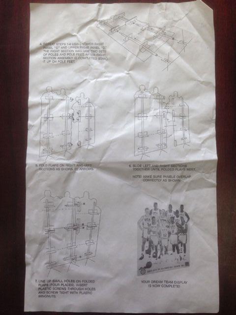 Life Size 1992 Olympic Dream Team Display W/ Box
