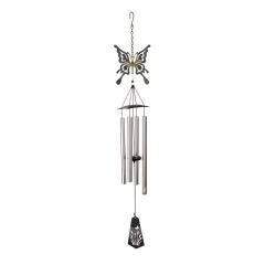 Wind Chime Etched Butterfly 36"