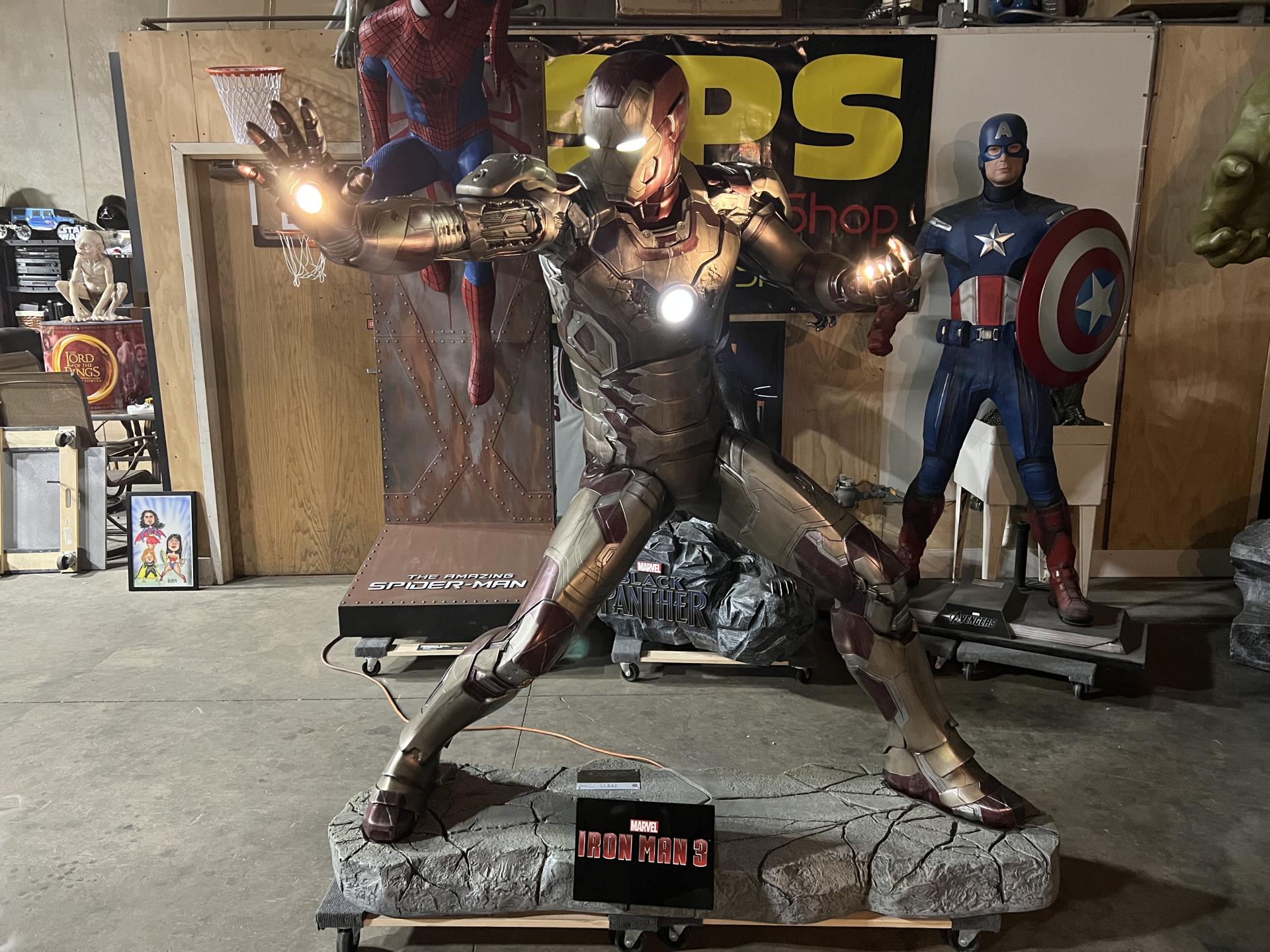 Marvel Ironman 3 Battlefield Edition with LED Lights