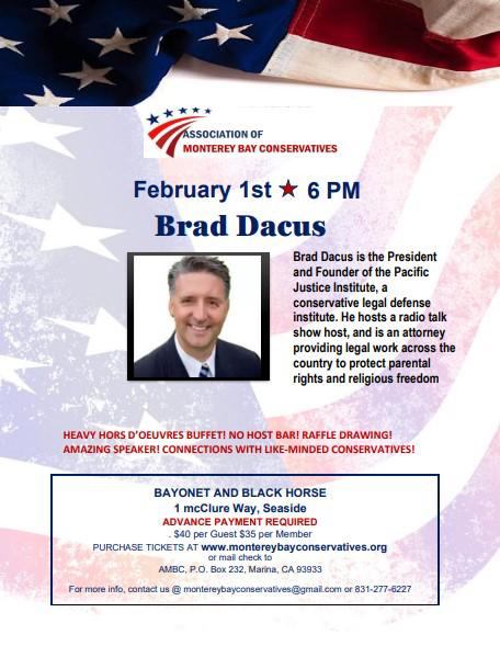 An Evening With Dr. Brad Dacus