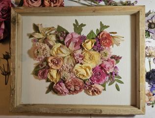Spring Bouquet Shadowbox