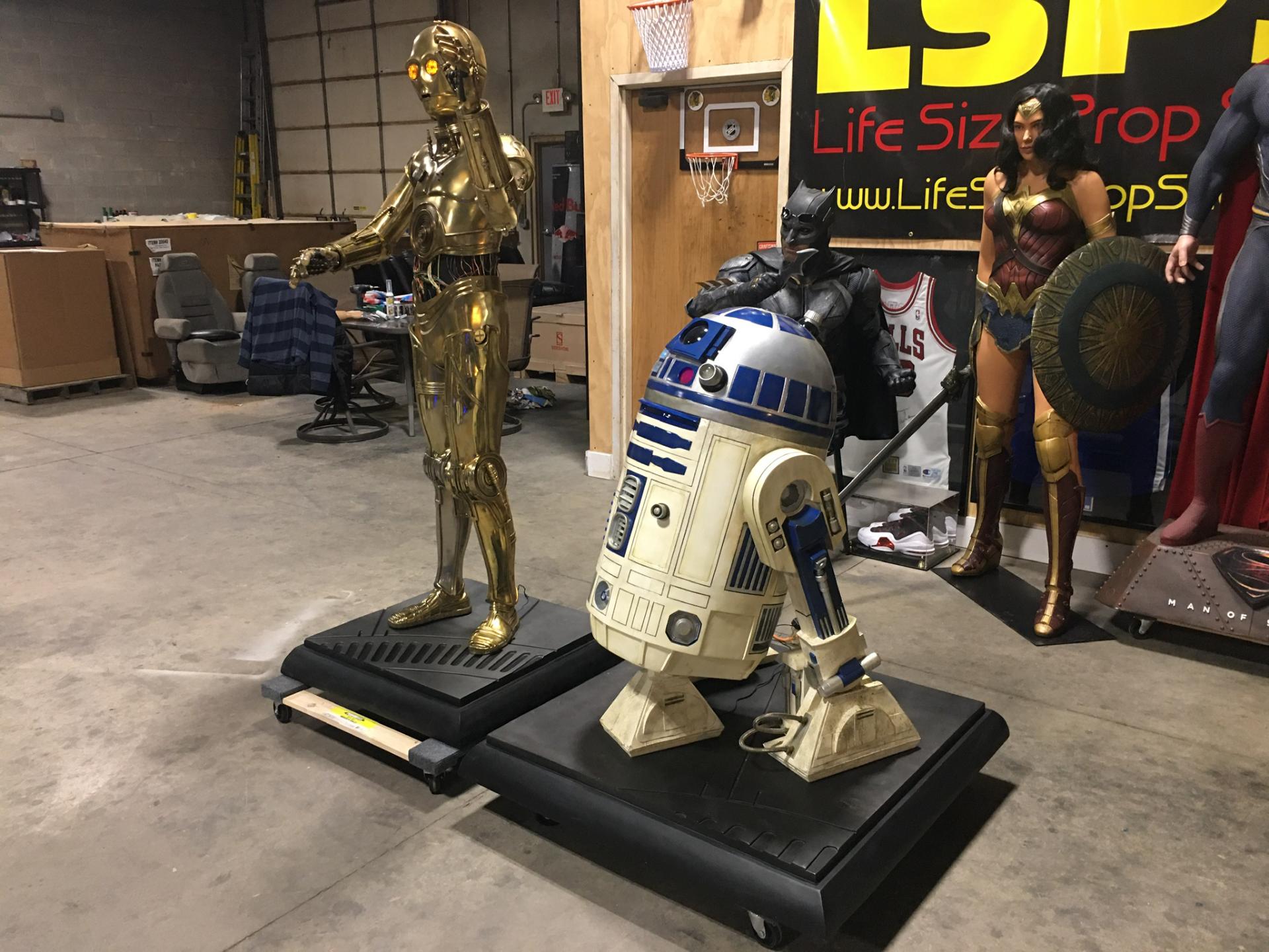 Life Size Side Show Version 1 Star Wars R2D2 and C3P0