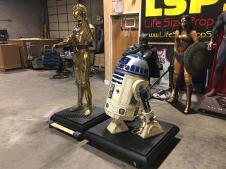 Life Size Side Show Version 1 Star Wars R2D2 and C3P0