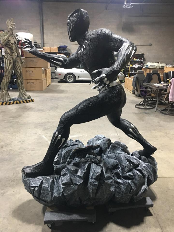 Life Size Marvel Black Panther