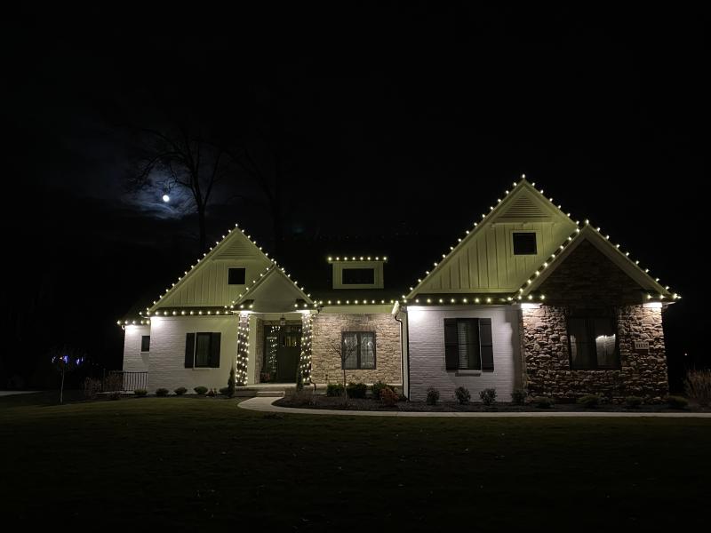 Residential Christmas Light Installation in Toledo, OH