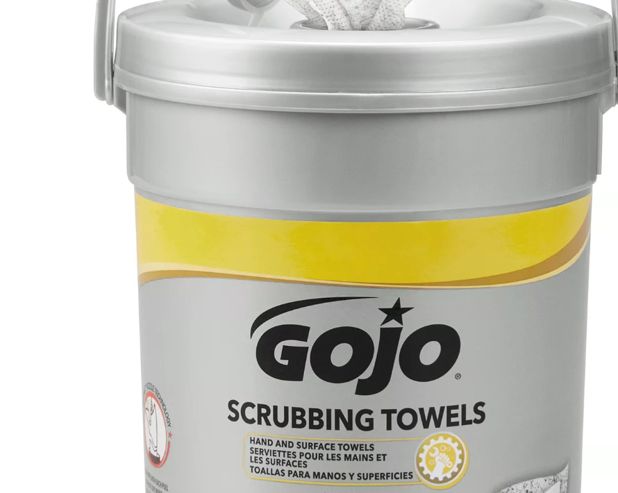 GOJO Lemon Wipes in a Bucket