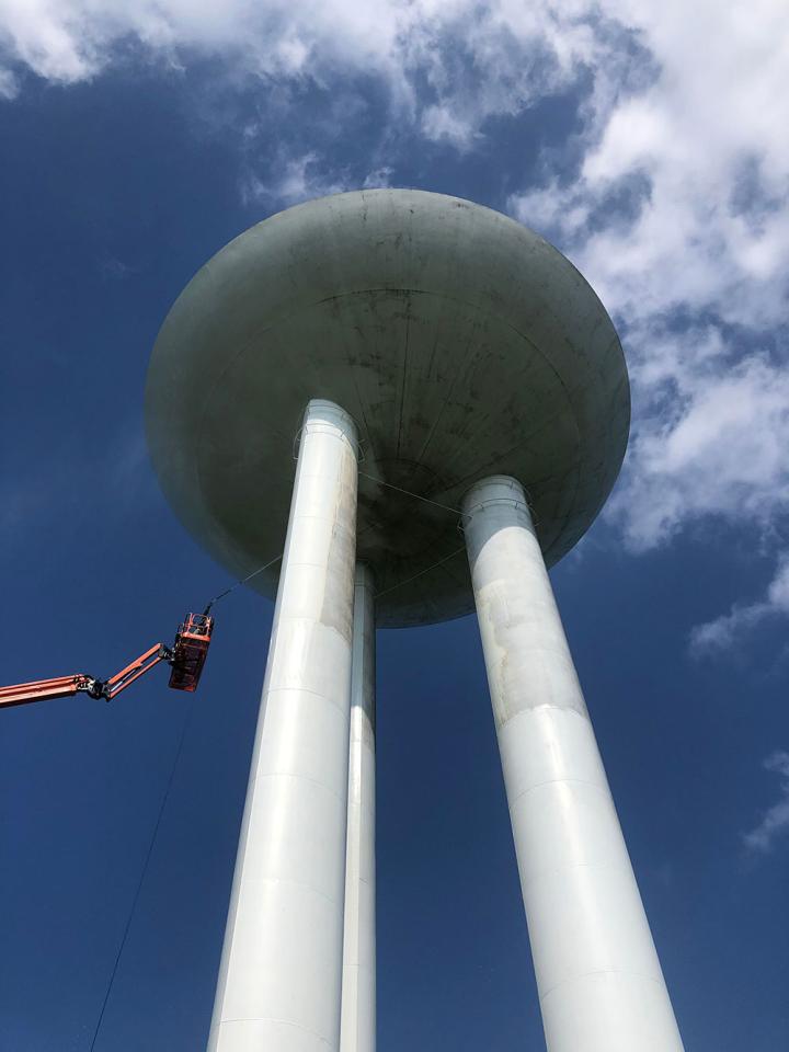 Water Tower Cleaning