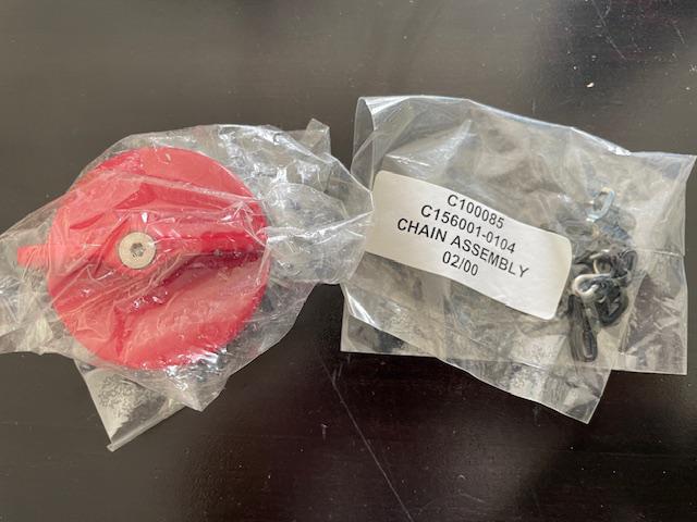 Two Cessna SK182-85B Fuel Filler Adaptor Kits With Raised, Vented, Fuel Caps. NEW.