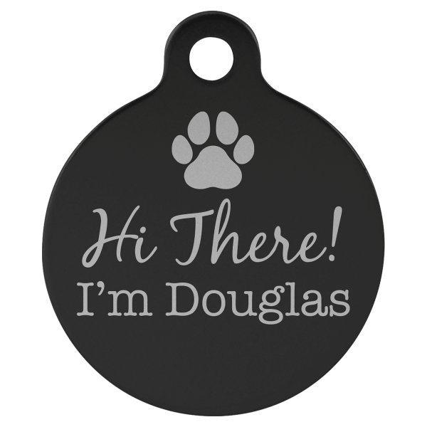 Aluminum 1 1/4" Round Pet Tag