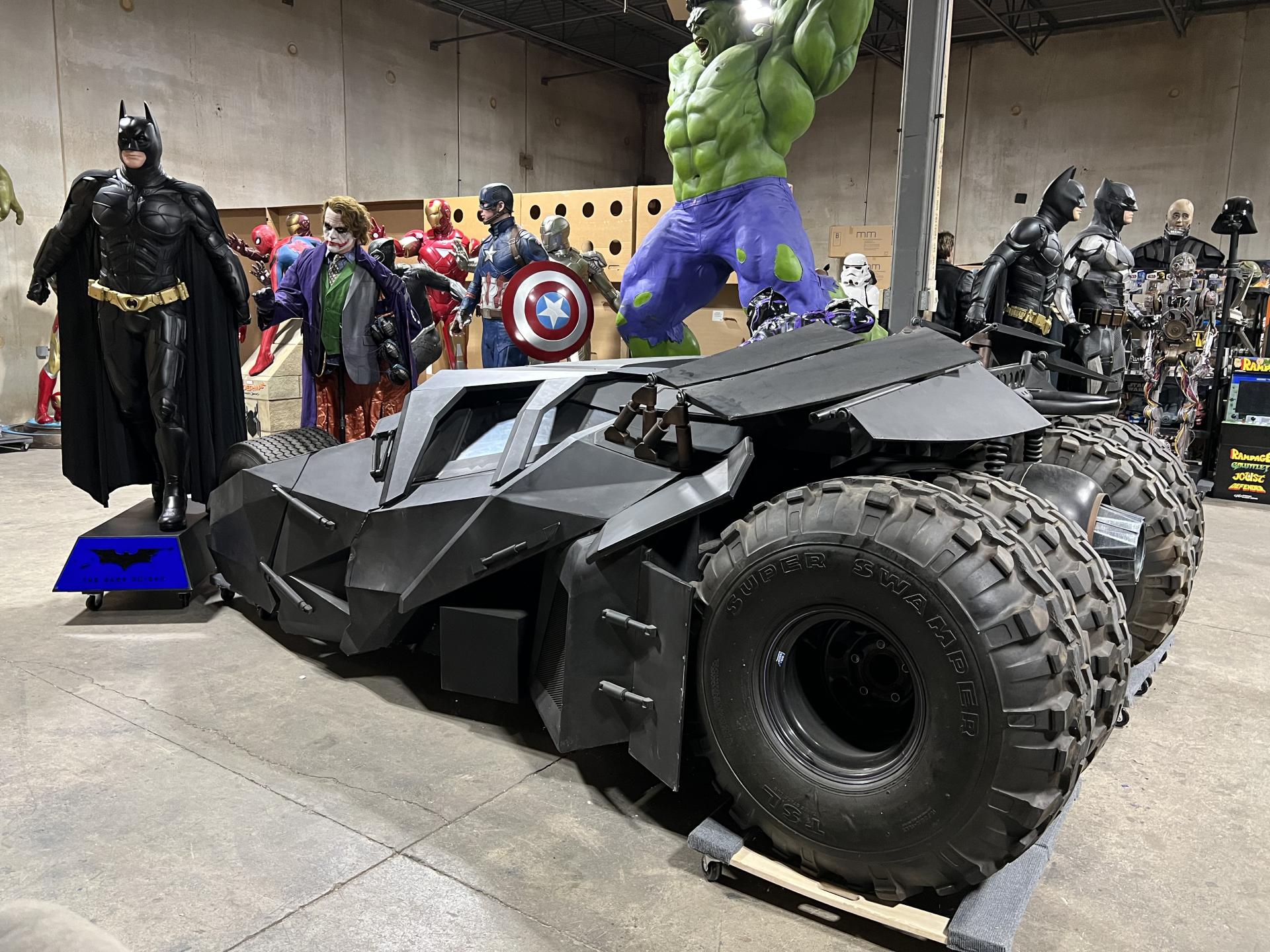 Dark Knight Batman and Batmobile